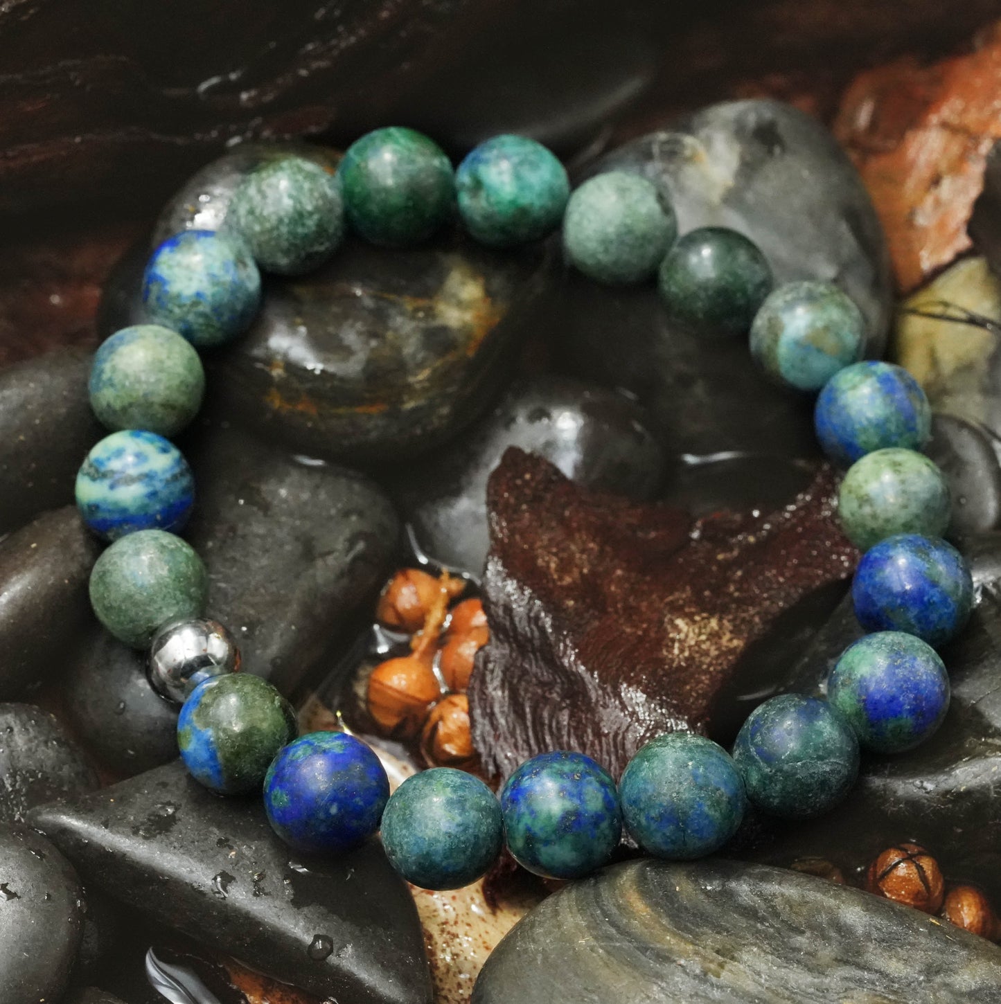 Azurite Gemstone Bracelet