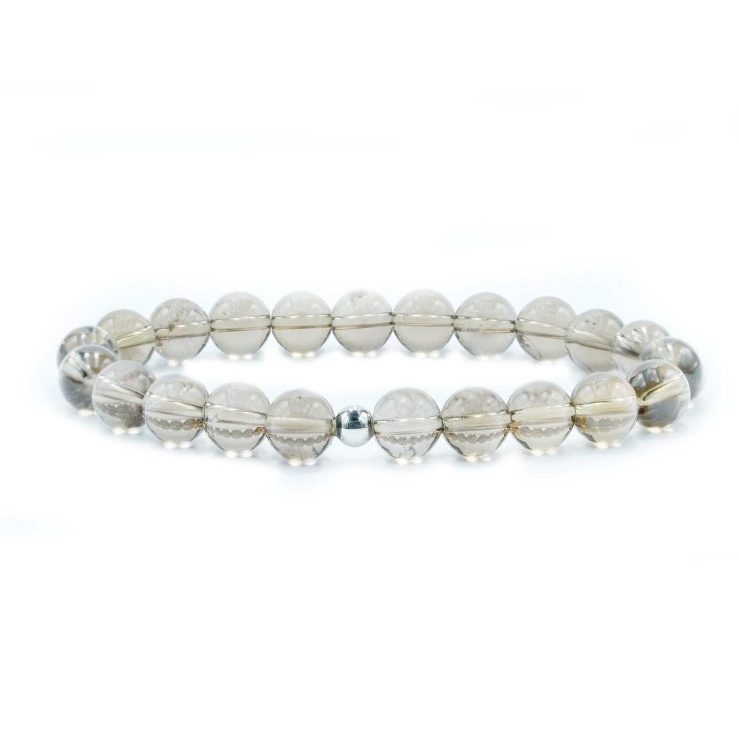 Clear Crystal Quartz Gemstone Bracelet