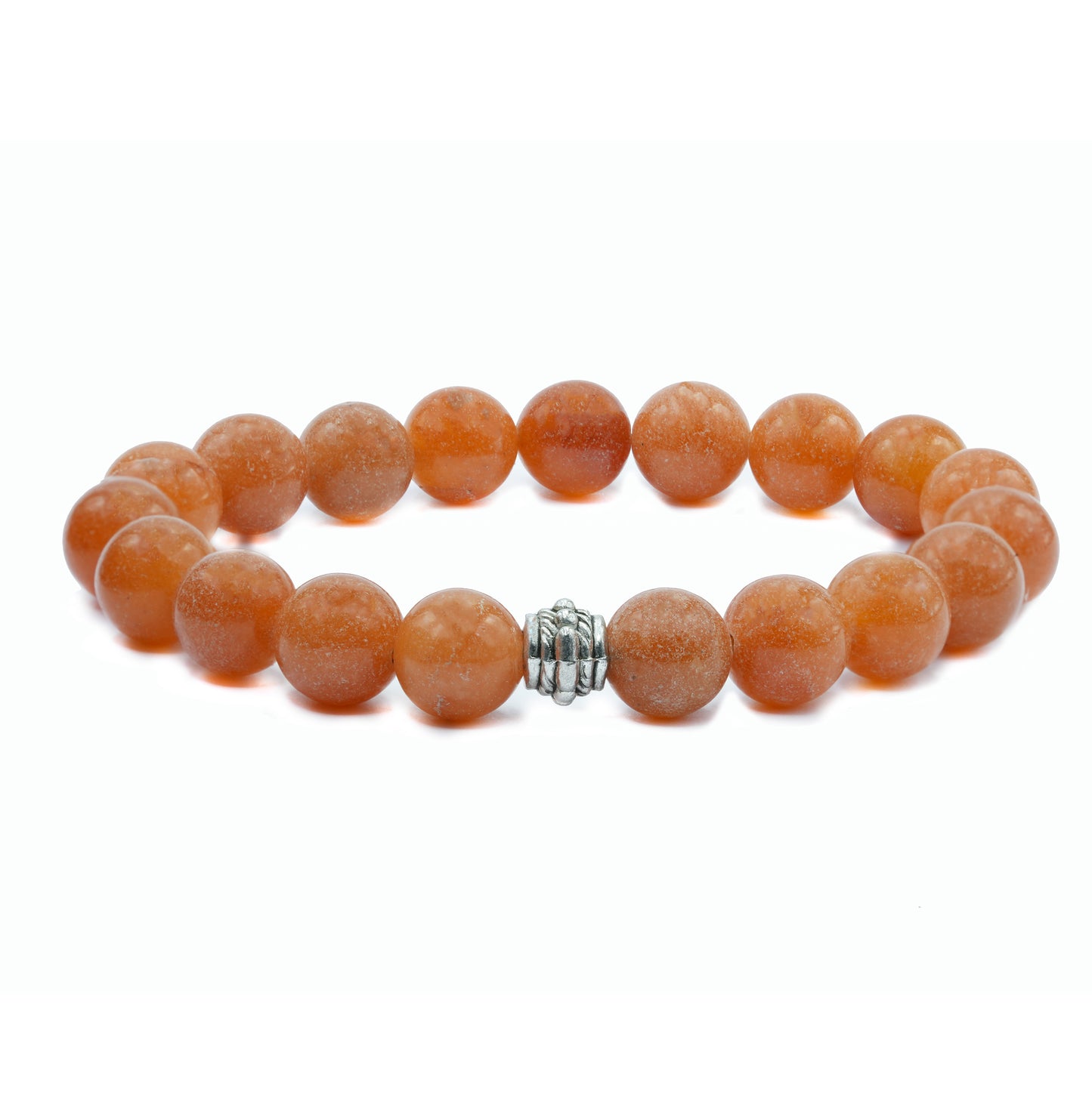 Orange Agate Gemstone Bracelet