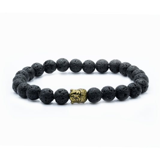 Lava (buddha) Gemstone Bracelet