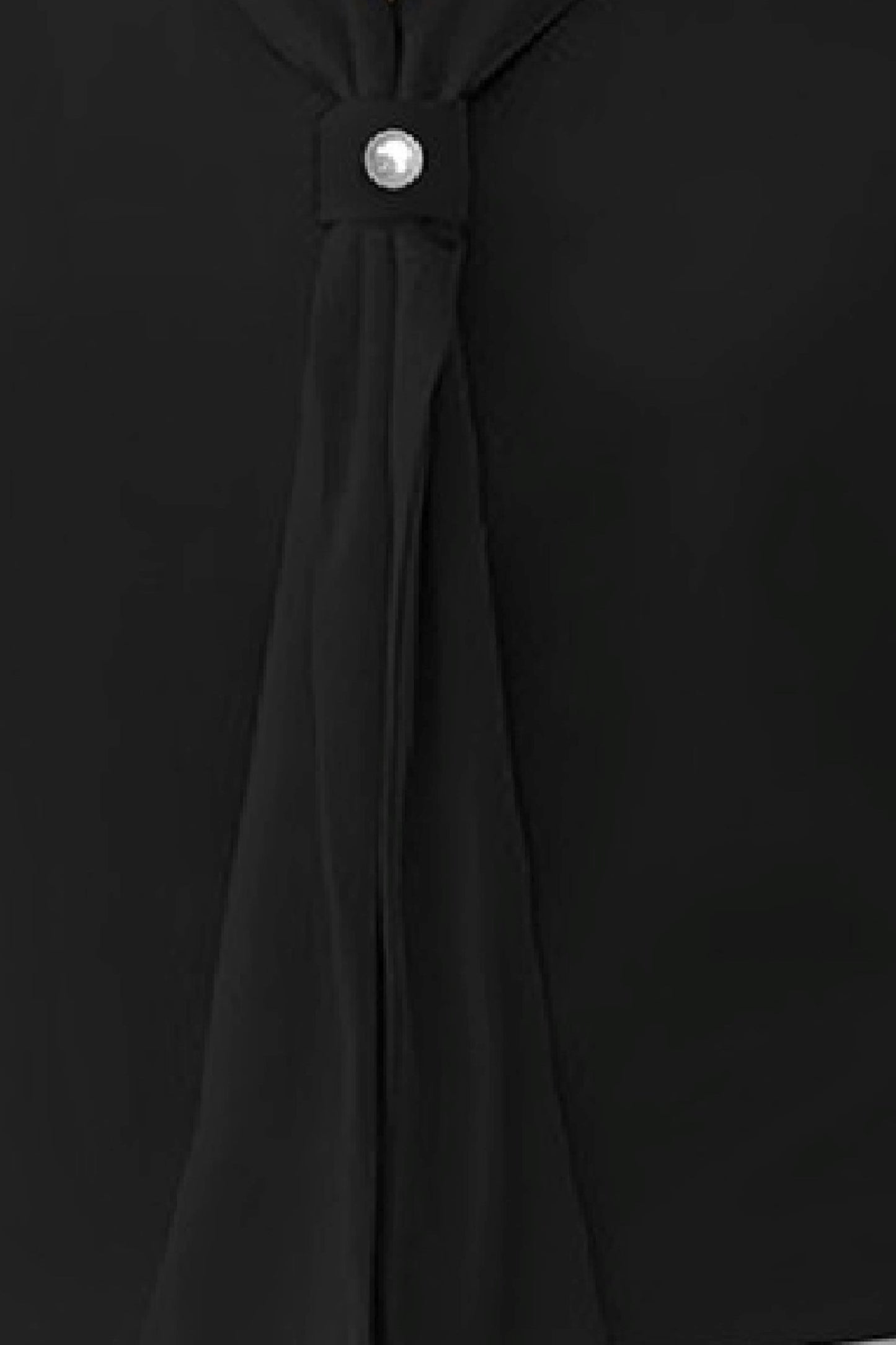 Georgette Formal Black Shirt for Women