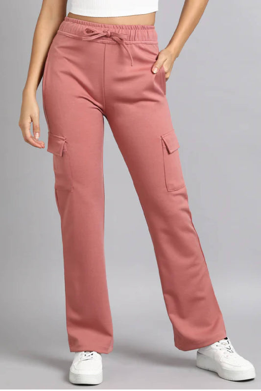 Women Straight Fit Cargo Trouser Pant